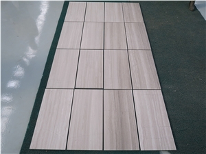 White Wood Grain Marble Big Slabs
