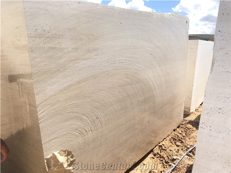 Light Travertine Blocks