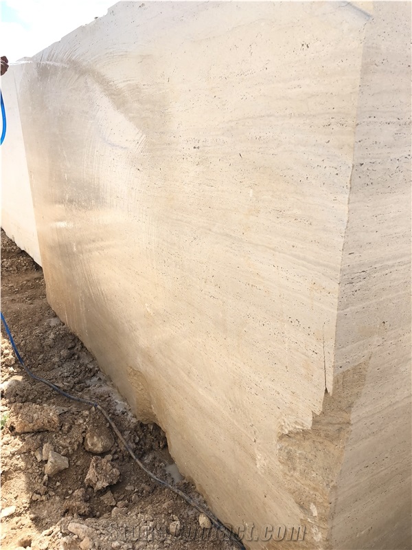 Light Travertine Blocks