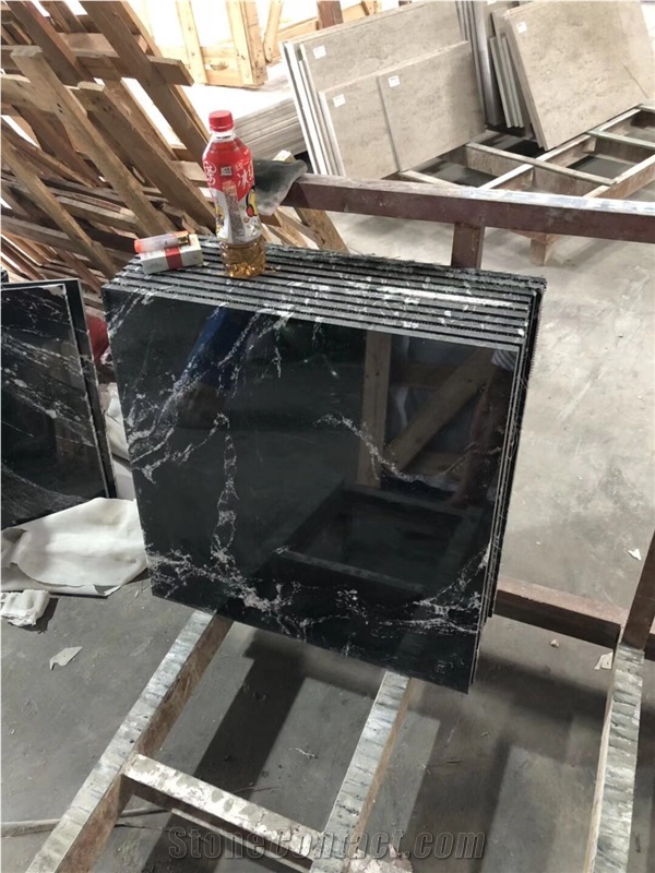 Black and White Granite Slab Wall Tiles Flooring Covering Tiles