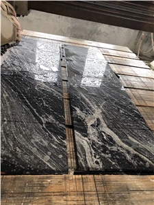 Black and White Granite Slab Wall Tiles Flooring Covering Tiles