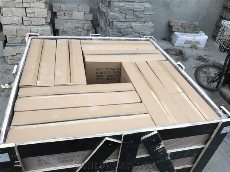 Cultured Stone Wall Panel Stone Veneer Stacked Slate Cladding Split