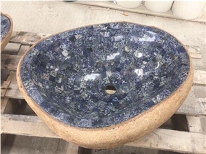 Fantacy Blue Mosaic Sink/Bathroom Sinks/Wash Basins