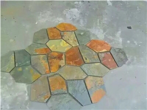Flagstone Patio Exfoliated Losse Slate Stone Walkway Tile