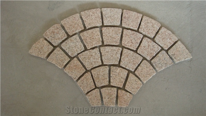 Flagstones Paving Granite White Paving Cube Stone