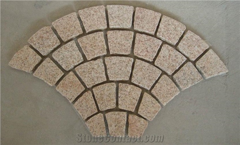 Flagstones Paving Granite White Paving Cube Stone