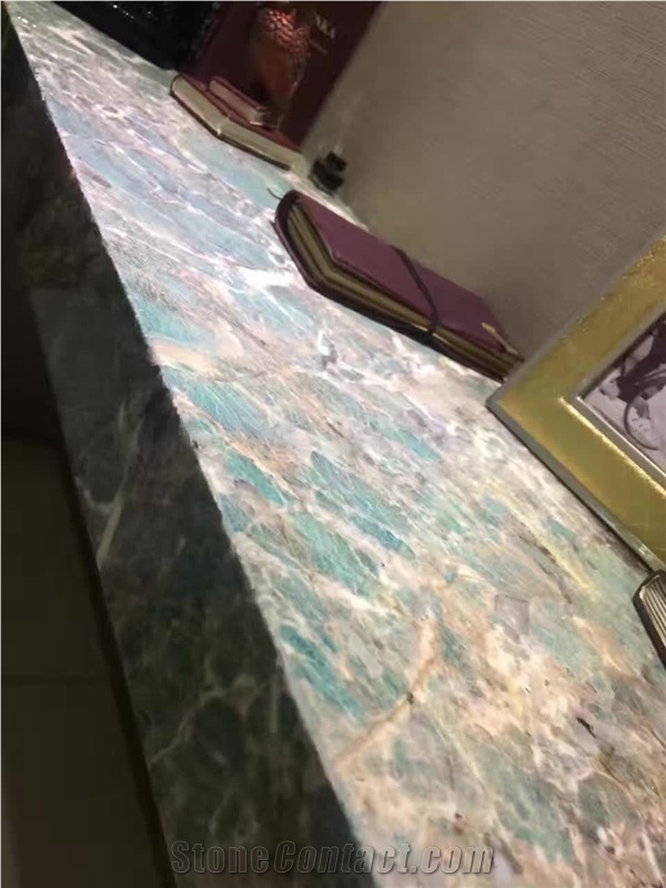 Green Marble Table Top Office Desk Tea Tables Round Table