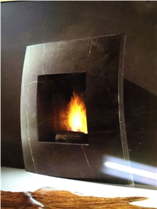 Grey Marble Remodeling Hand Carved Electric Surround Fireplace Grey Marble Remodeling Hand Carved Electric Surround Fireplace