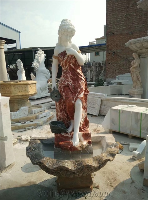 Marble Handcarved Western Human Statue,Outdoor Figure Sculpture