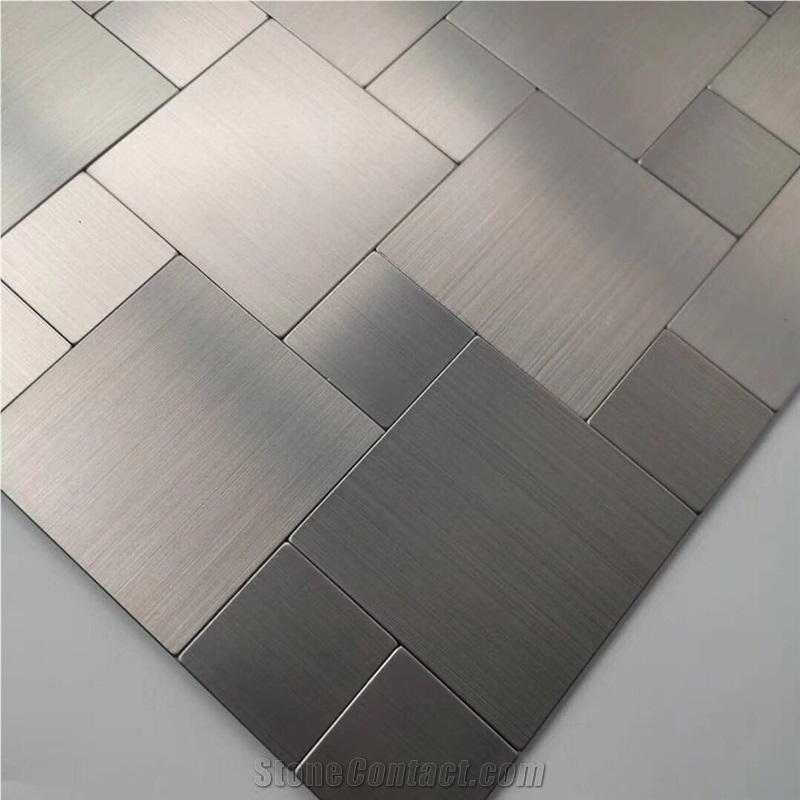 Metal Mosiac Floor Tile Mosaic Wall Design Hexagon