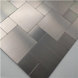 Metal Mosiac Floor Tile Mosaic Wall Design Hexagon