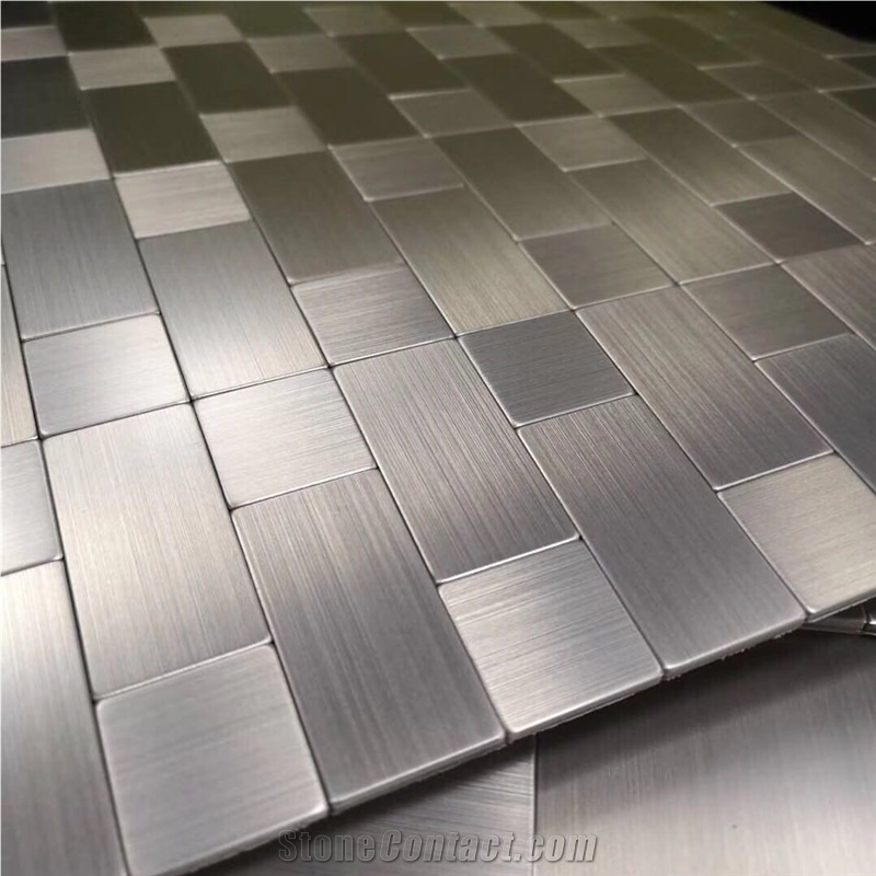 Metal Mosiac Floor Tile Mosaic Wall Design Hexagon