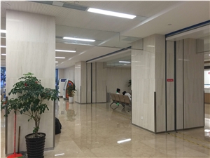 Moca Cream Limestone Marble Slab Wall Cladding Decorative