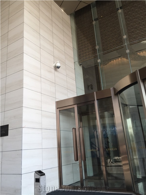 Moca Cream Limestone Marble Slab Wall Cladding Decorative