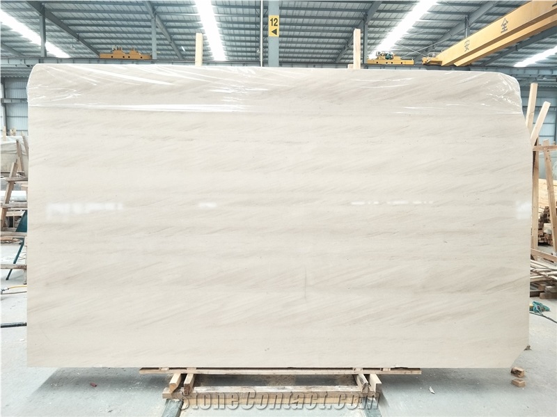 Moca Cream Limestone Marble Slab Wall Cladding Decorative