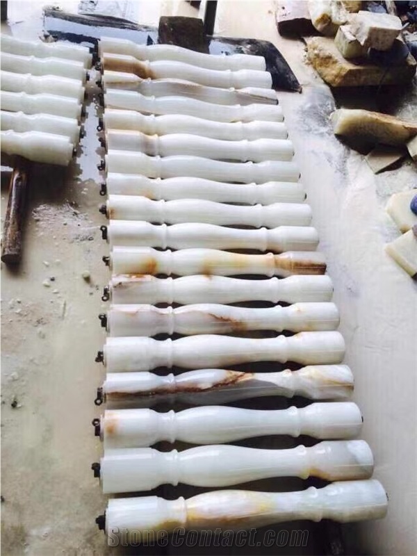 White Marble Balustrade Railings
