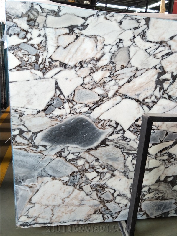 Titanic Storm Ocean Blue Galaxy Marble Slabs