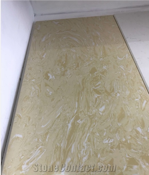 Artificial Beige Marble Slabs