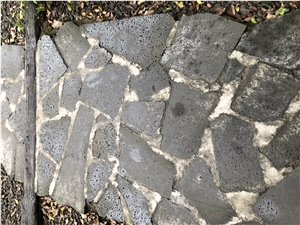 Black Lava Stone Flagstone