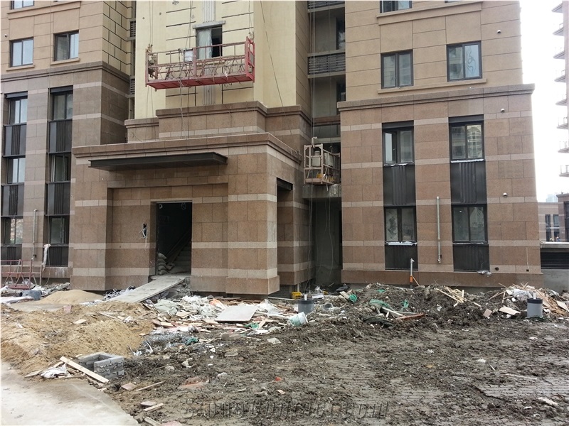 China Brown Granite Walling Tiles