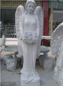 G603 Granite Angle Human Sculpture