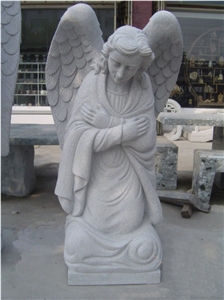 G603 Granite Angle Human Sculpture