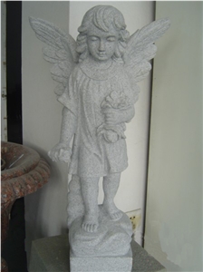 G603 Granite Angle Human Sculpture