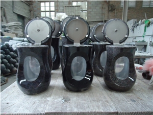 Granite Monumental Vase, Lantern