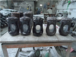 Granite Monumental Vase, Lantern