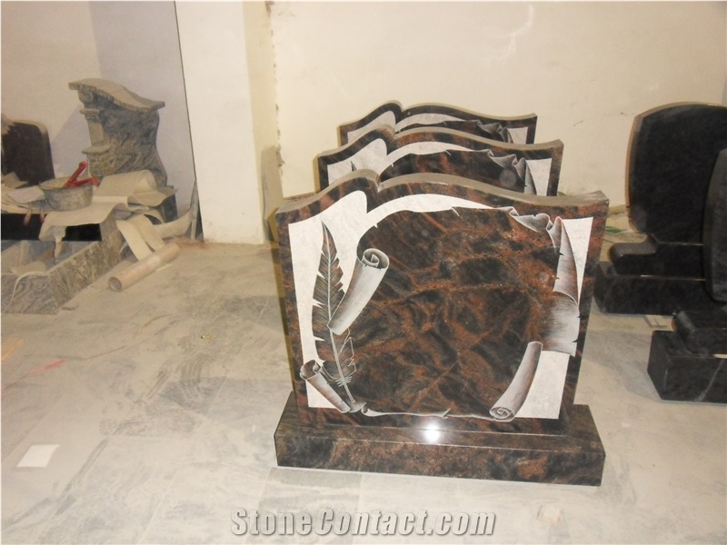 Granite Tombstone Maple Red, Aurora