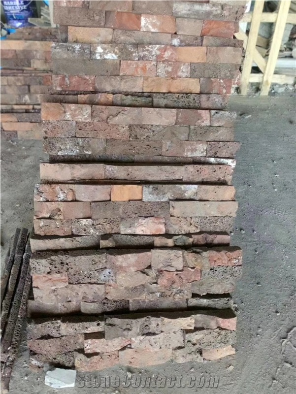 Lava Stone Red Cultured Stone