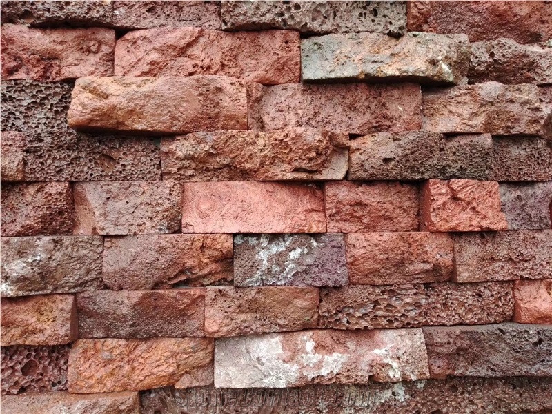 Lava Stone Red Cultured Stone
