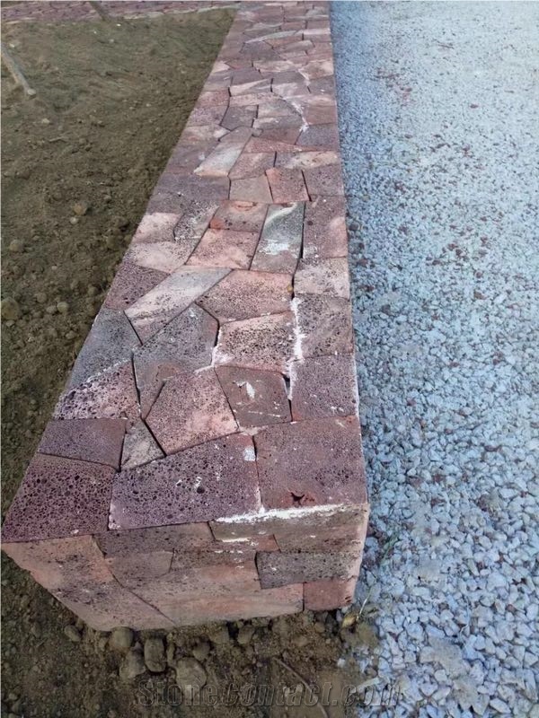 Red Lava Stone Flagstone