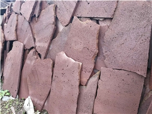 Red Lava Stone Flagstone