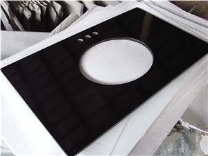 Shanxi Black, Absolute Black Vanity Top