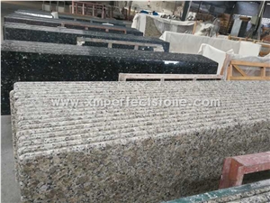 Beige Butterfly Granite for Prefab,Customized Kitchen Countertop