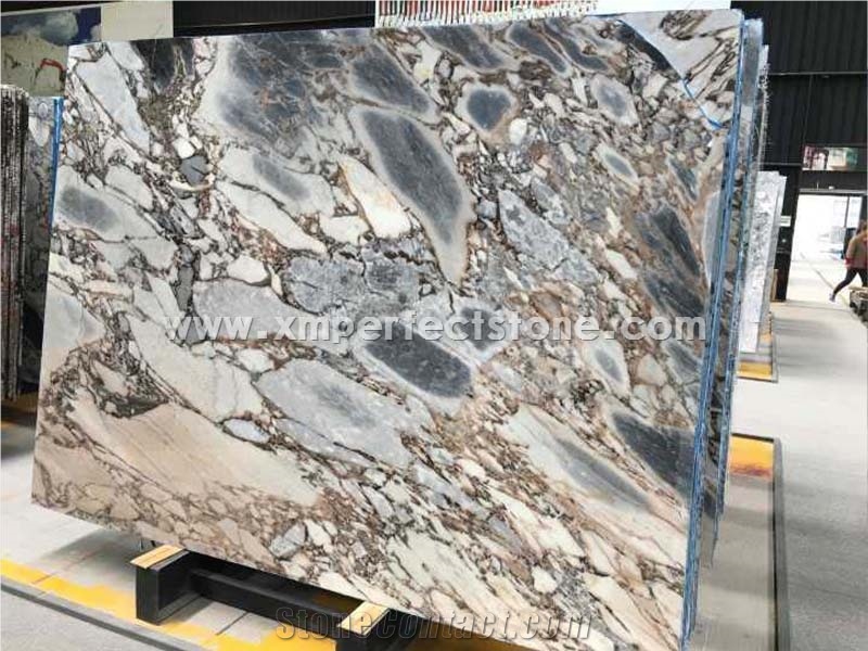China Silver Blue Slab