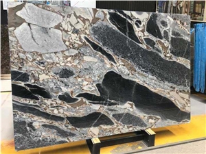 China Silver Blue Slab