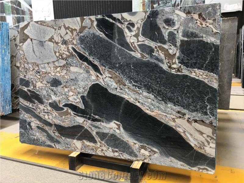 China Silver Blue Slab
