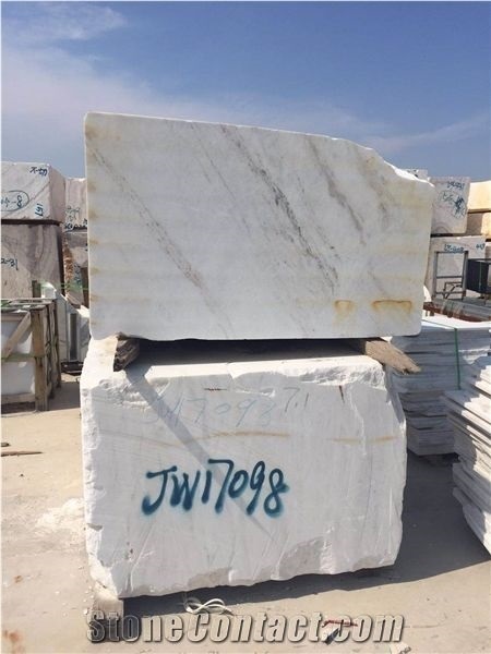 Glorious White Marble Block Quarry Jumbo Slabs Wall&Floor Tiles