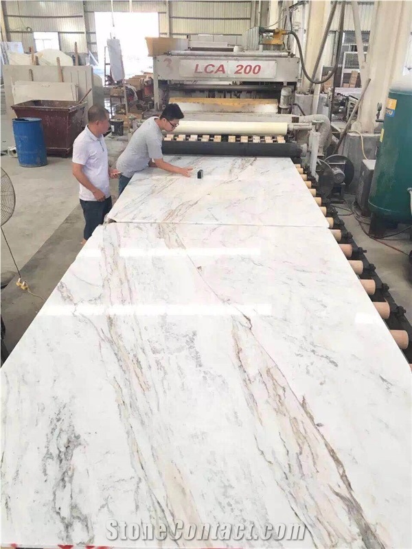 Glorious White Marble Slabs, Tiles