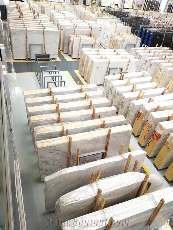 Glorious White Marble Slabs, Tiles