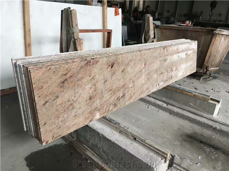 New Kashmir Gold Granite Kitchen Top / Natrual Granite Countertop