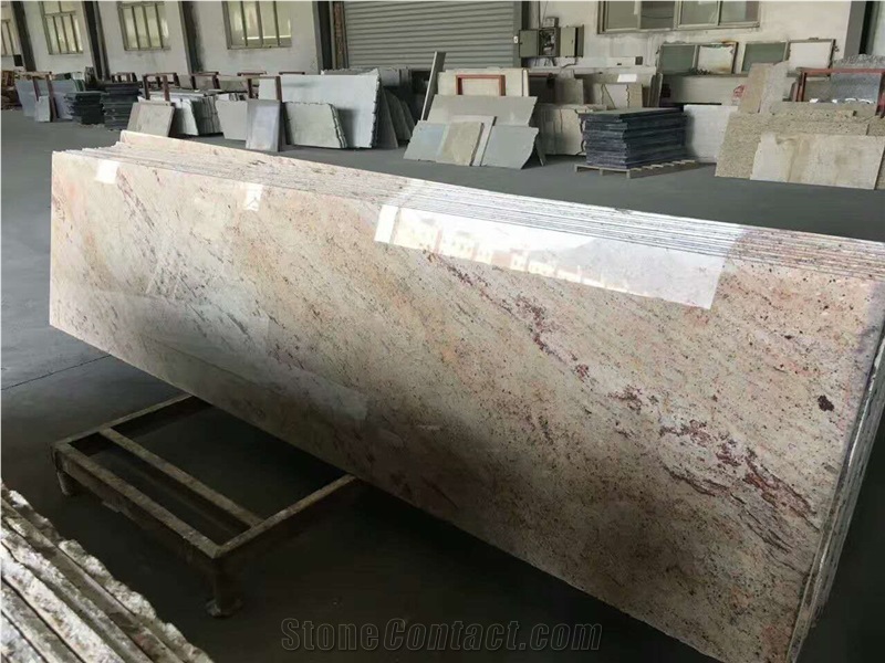 New Kashmir Gold Granite Kitchen Top / Natrual Granite Countertop
