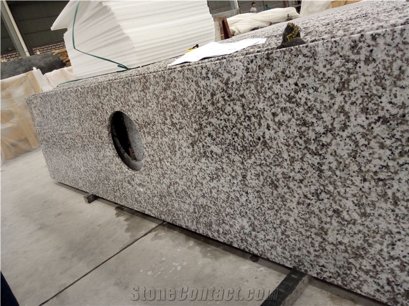 Sardo White Granite Vanity/ Natural Granite Countertop