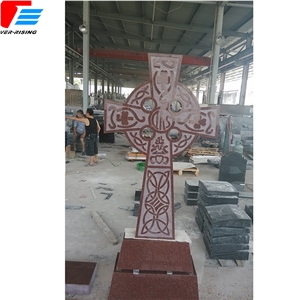 Imperial Carmine Rose Monu,Ment with Celtic Cross