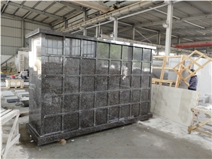 India Mahogany Granite 80 Niche Columbaria