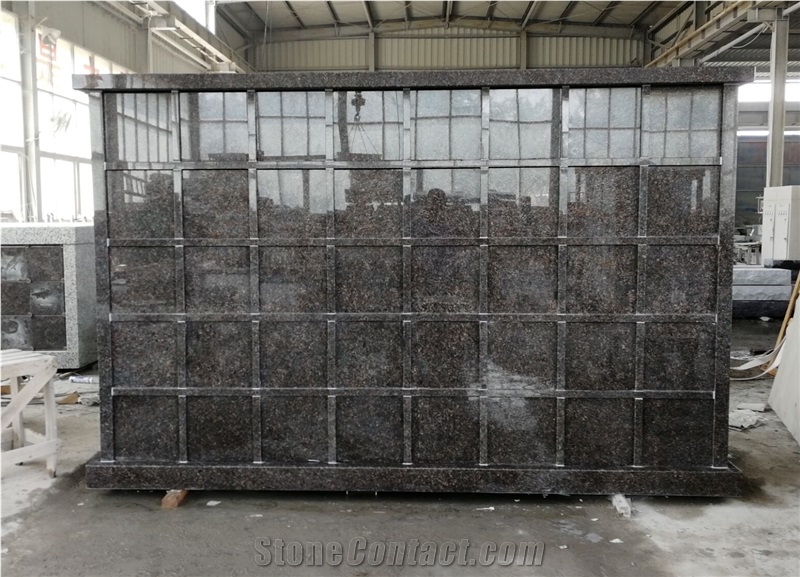 India Mahogany Granite 80 Niche Columbaria