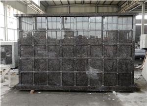 India Mahogany Granite 80 Niche Columbaria