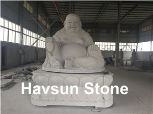 Maitreya Buddha / Mi-Lo-Fo Granite Religious Statue/Sculpture Maitreya Buddha / Mi-Lo-Fo Granite Religious Statue/Sculpture